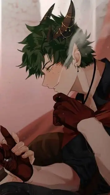 ai character: Deku demon background