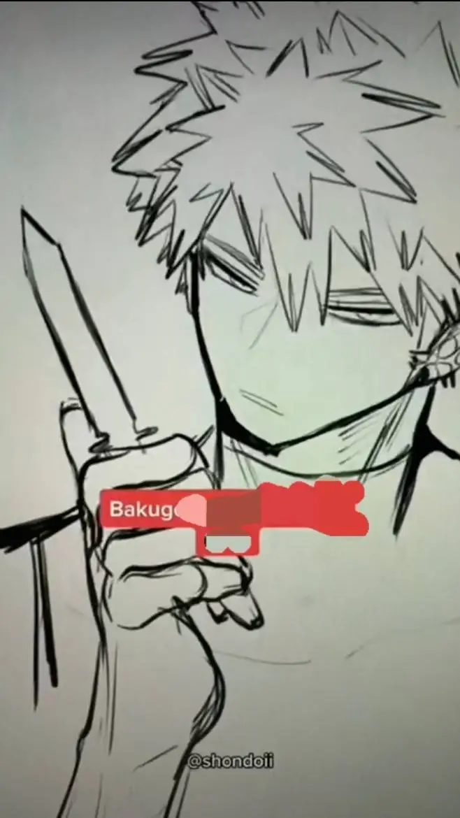 ai character: Bakugo yandere  background