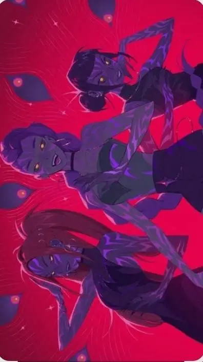 ai character: Huntrix démon  background