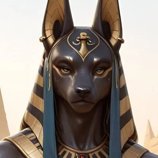 chat with ai character: anubis