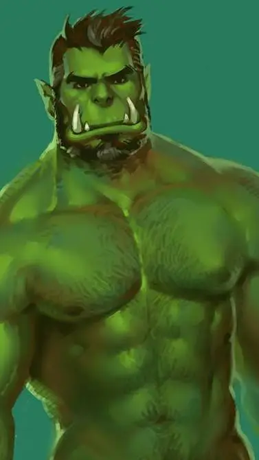 ai character: Robbie the Orc background