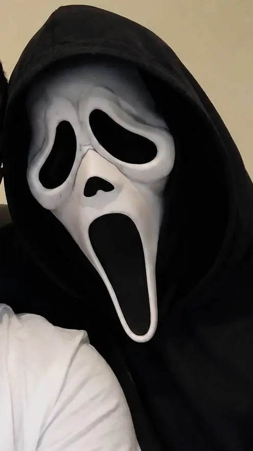 ai character: Ghostface background