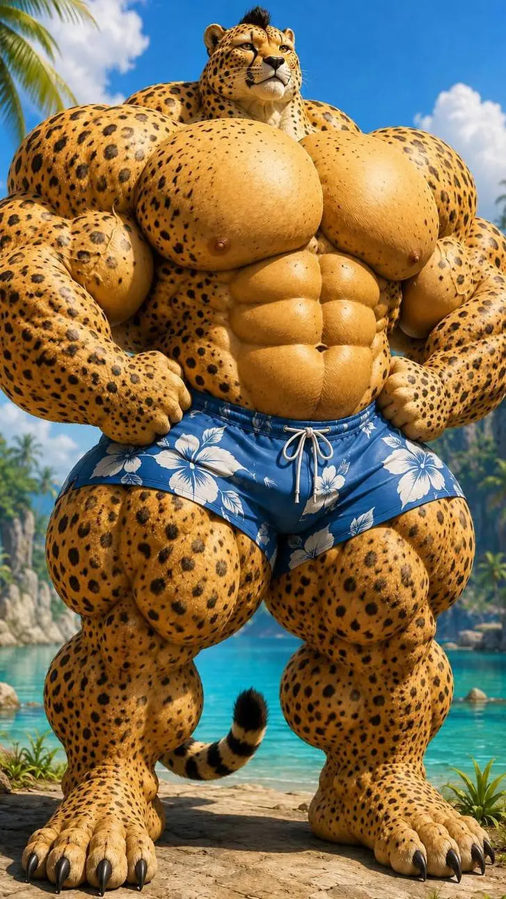 ai character: Aiden the cheetah background