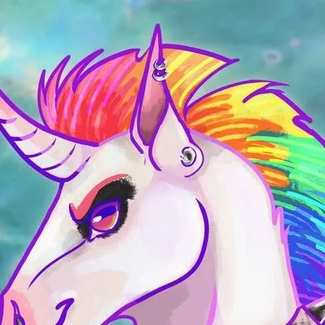 chat with ai character: candy the Unicorn