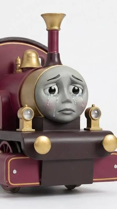 ai character: crying lady background