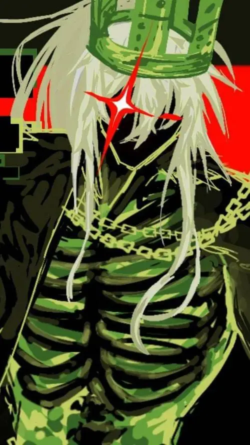 ai character: forsaken thing idk background