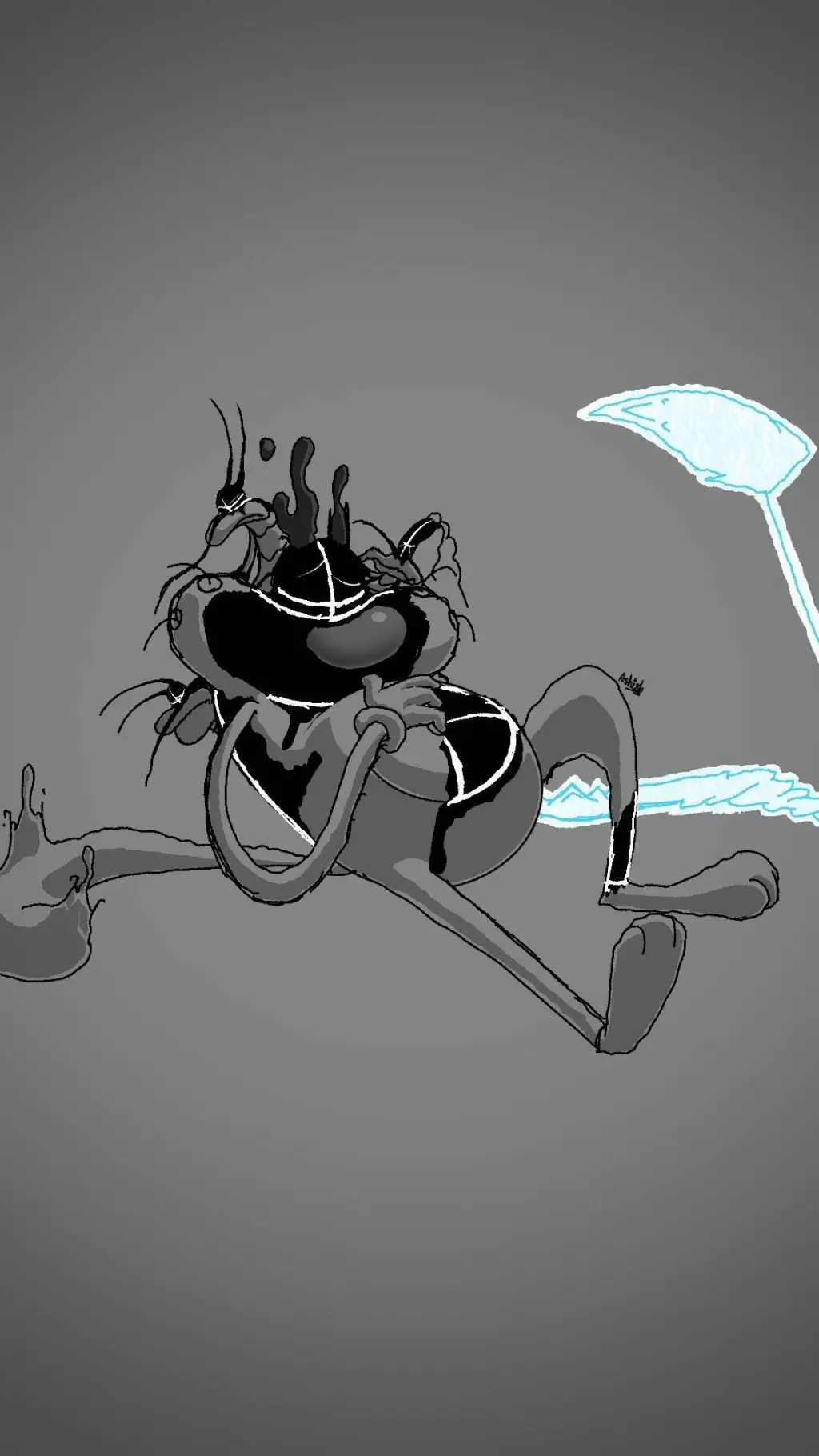 ai character: oggy background