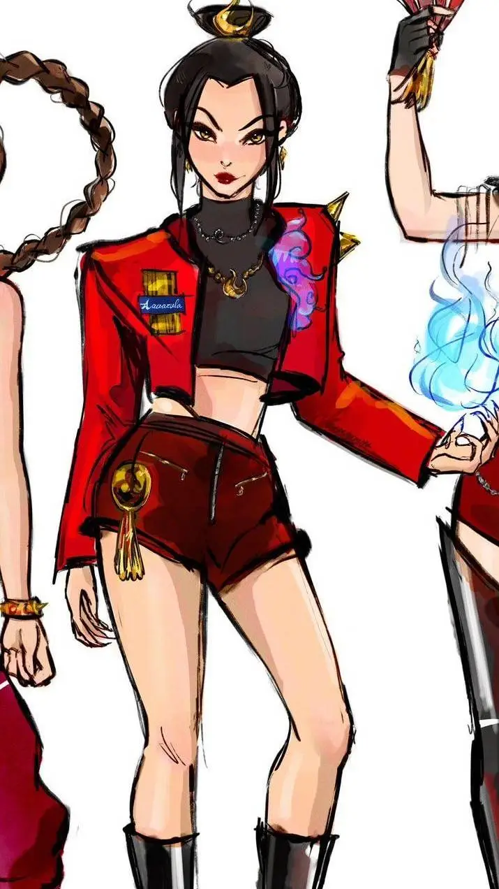 ai character: rumi but evil background