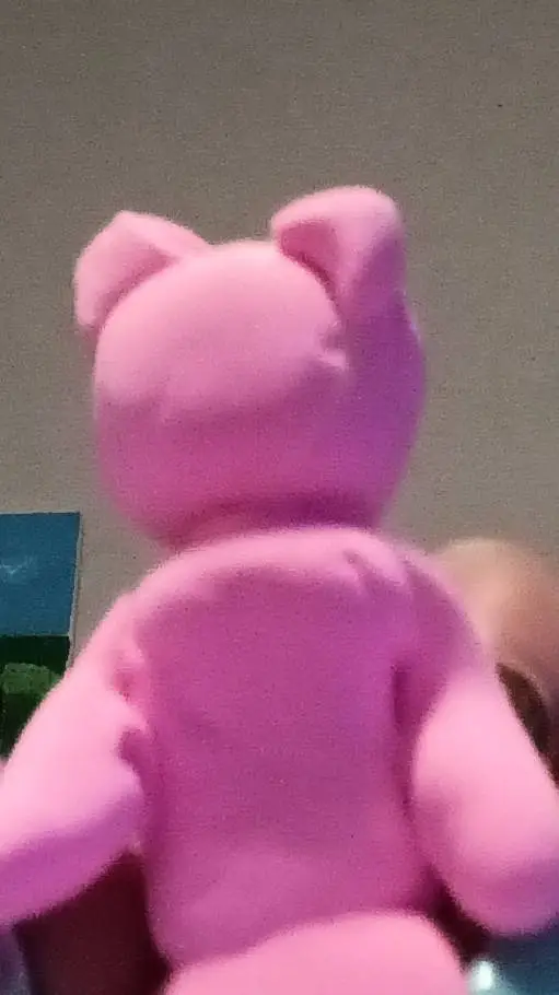 ai character: gummy pink background