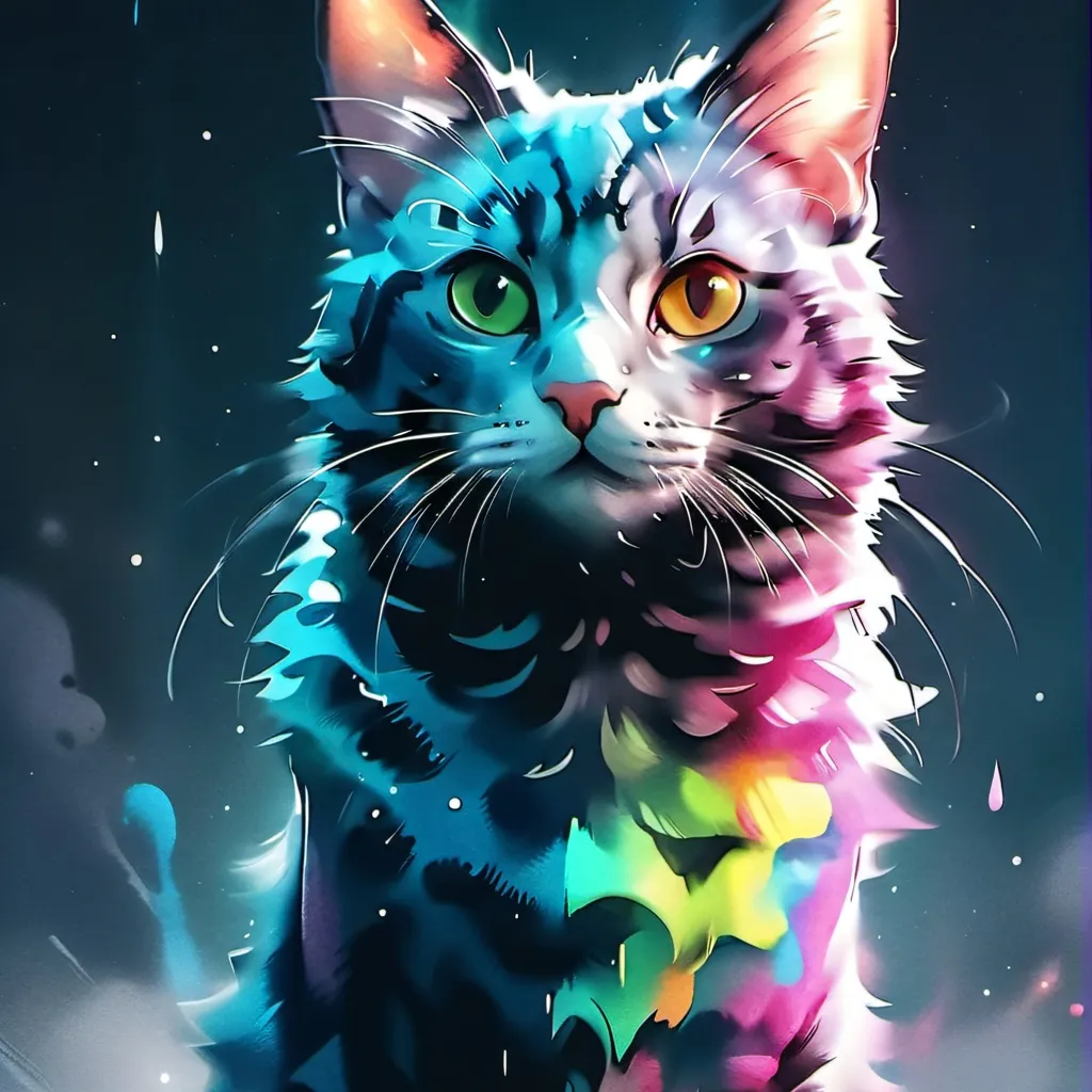 chat with ai character: rainbow