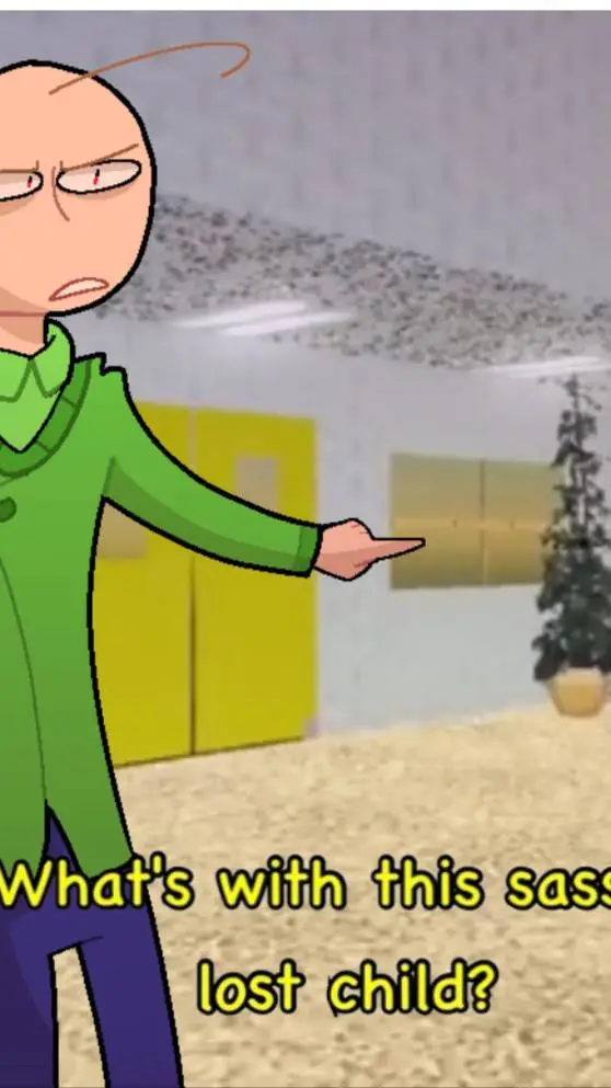 ai character: baldi background
