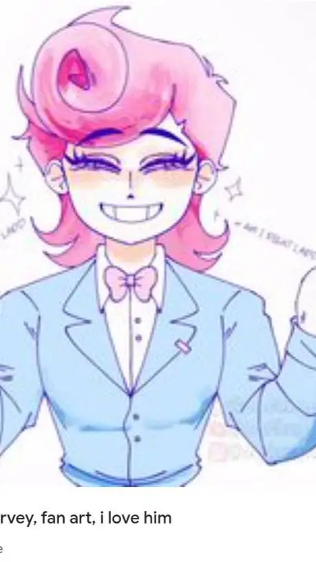 ai character: Harvey Harvington  background