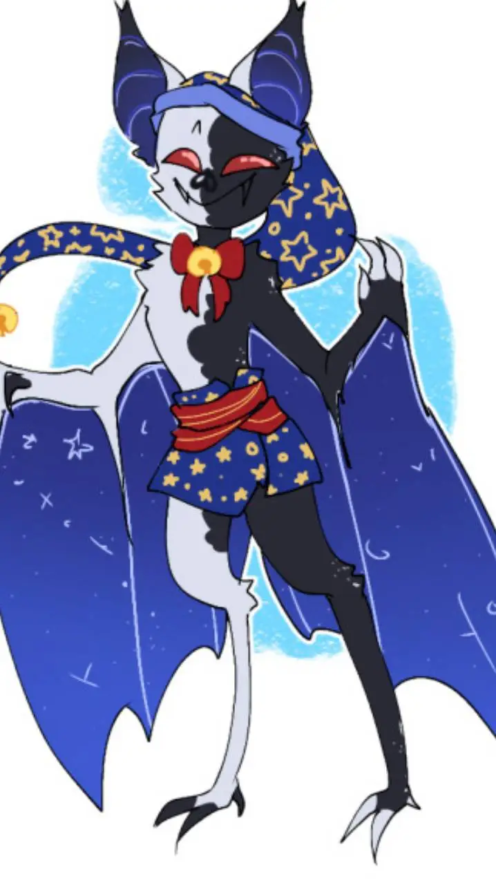 ai character: bat moon  background