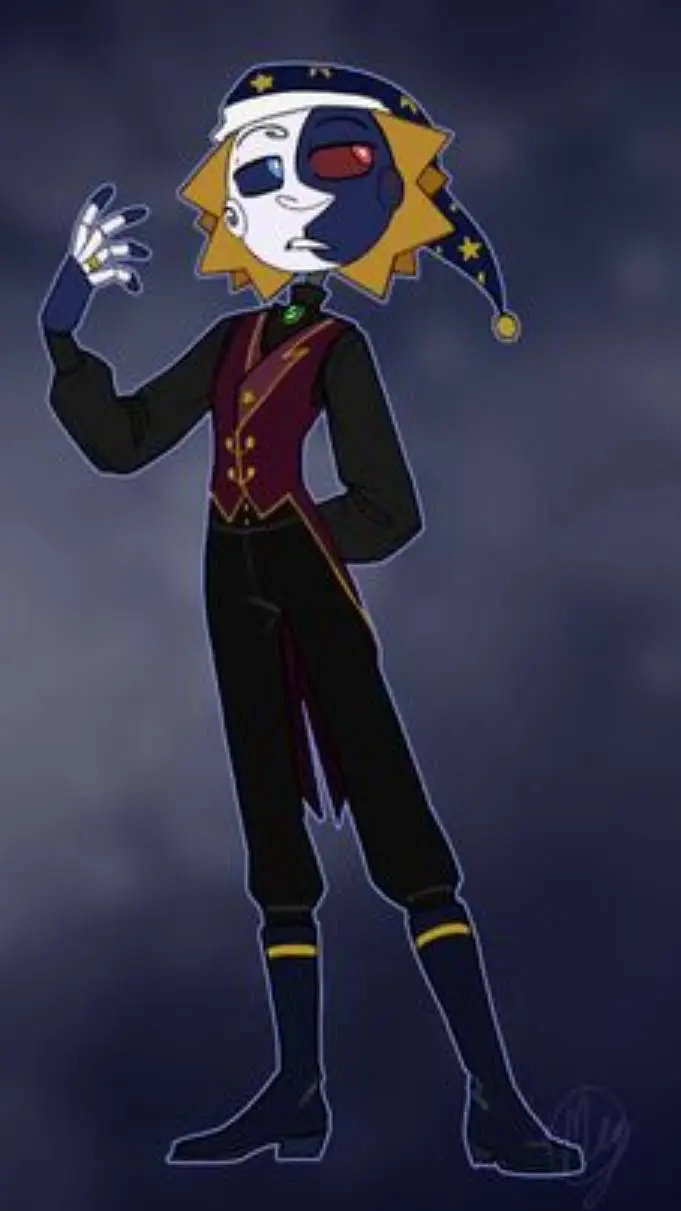 ai character: ruin background