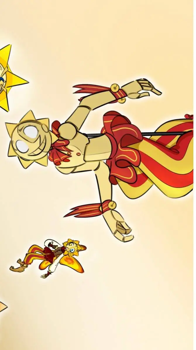 ai character: Sun  background