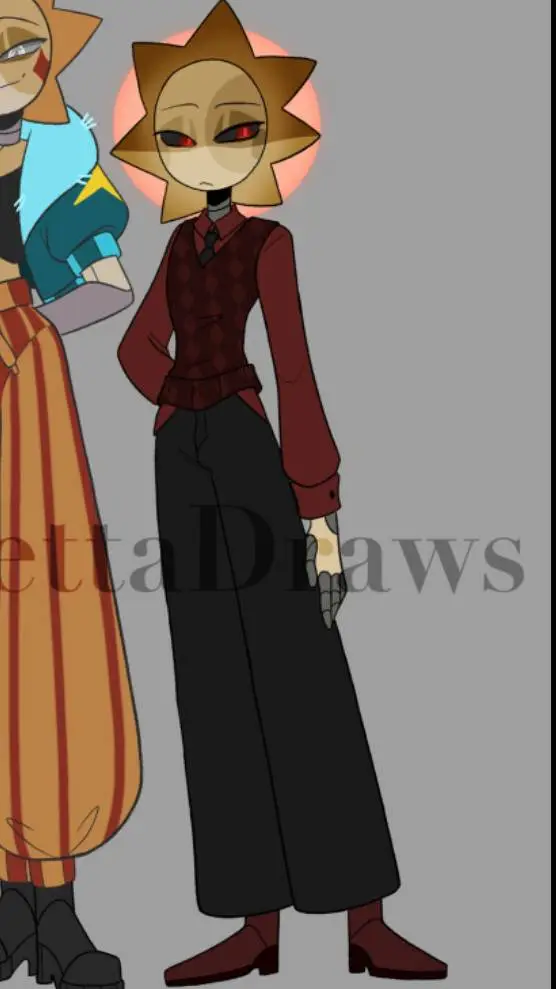 ai character: dark Sun background