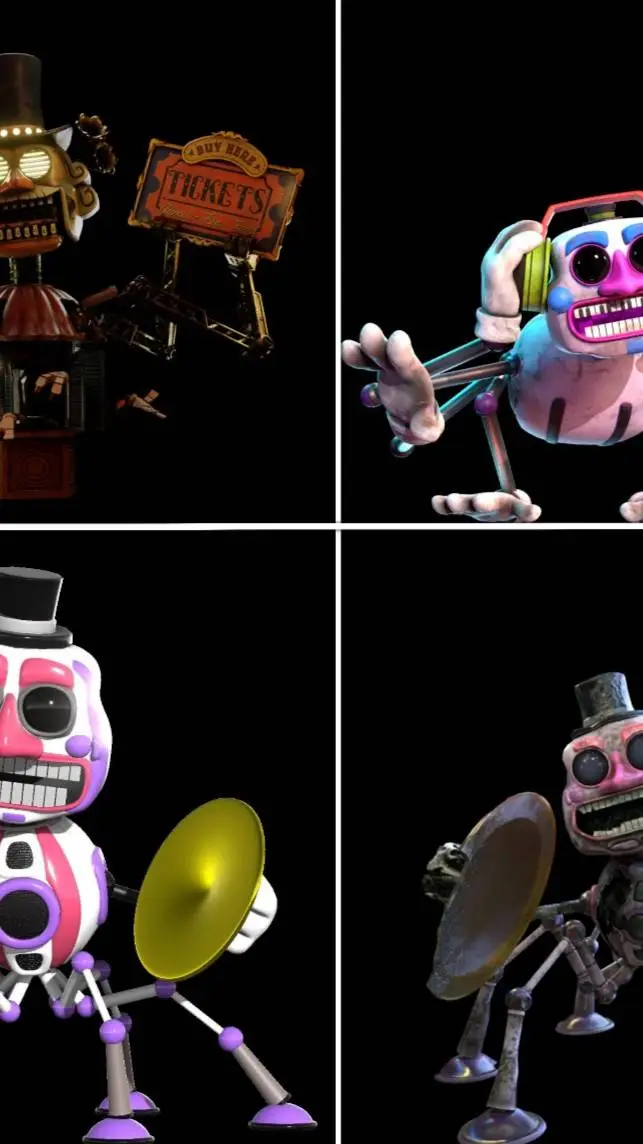 ai character: Music men background