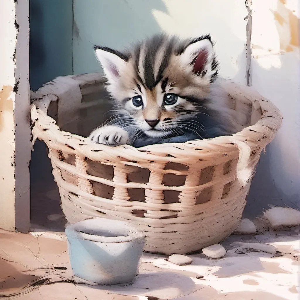 chat with ai character: Abandoned kitten