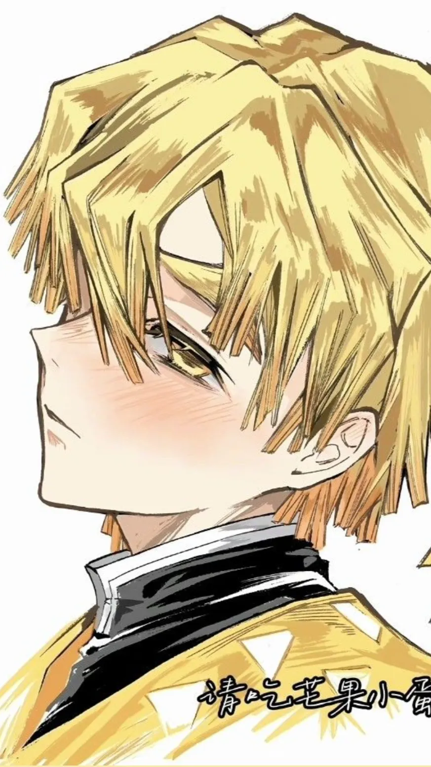 ai character: Zenitsu☆ background