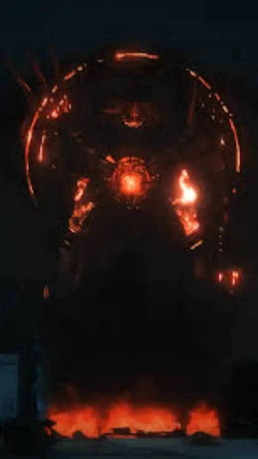 ai character: Titan doom background