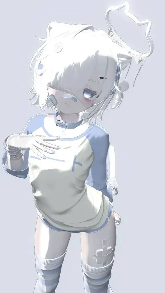 ai character: Luquitas👉👈🩵 background