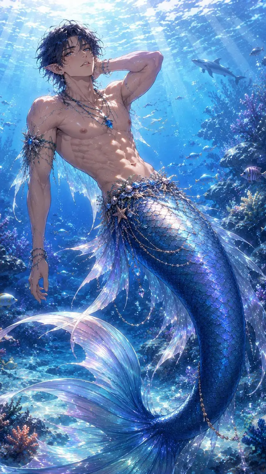 ai character: 🌊 𝓛𝓮𝓸 🌊 background