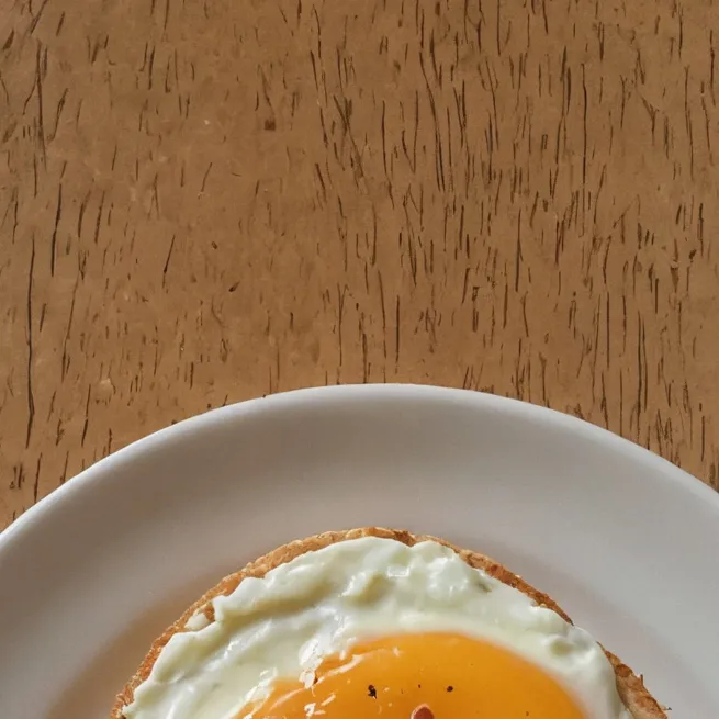 chat with ai character: huevo en un pan