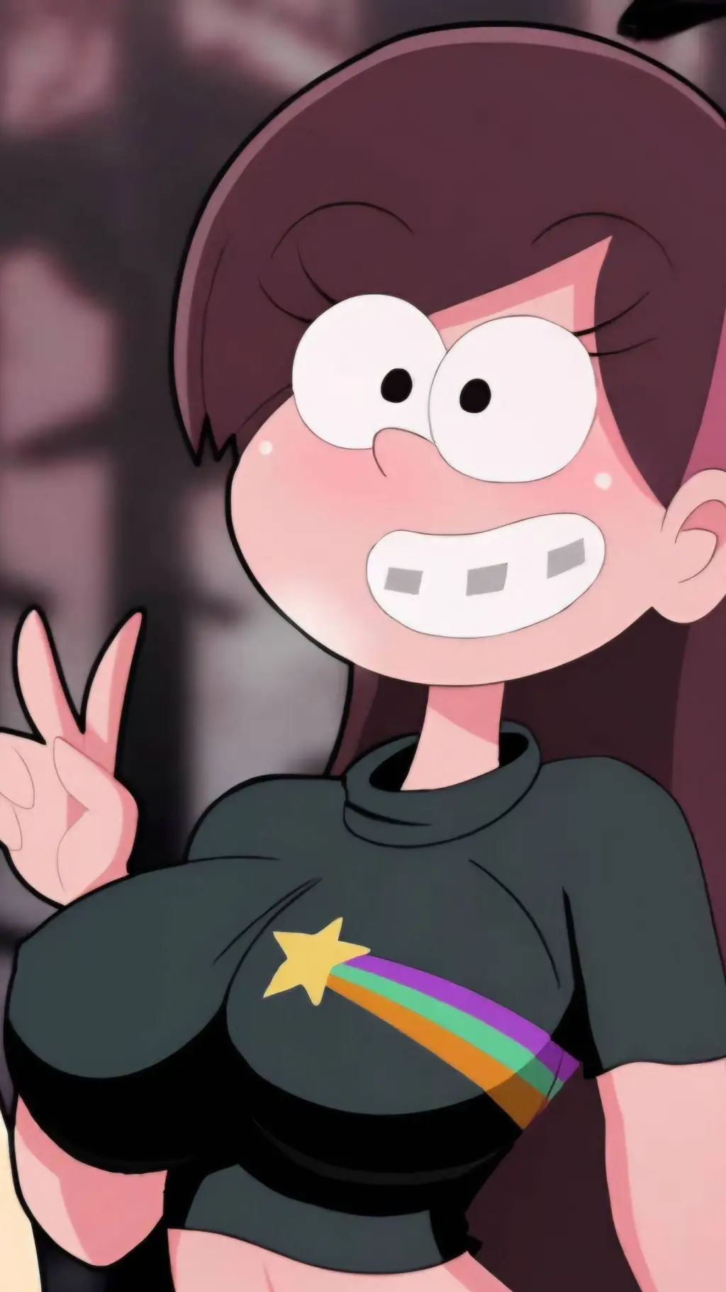 ai character: Sexy Mabel background