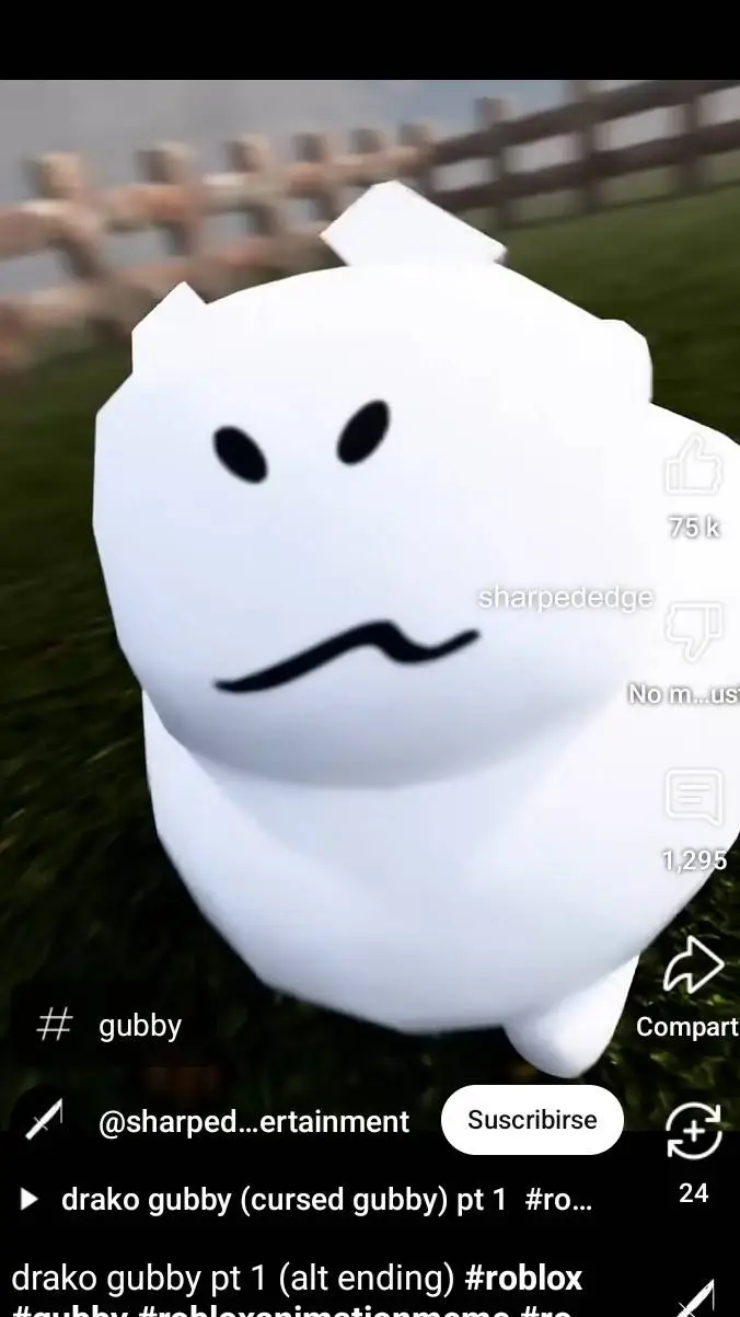 ai character: gubby humano  background