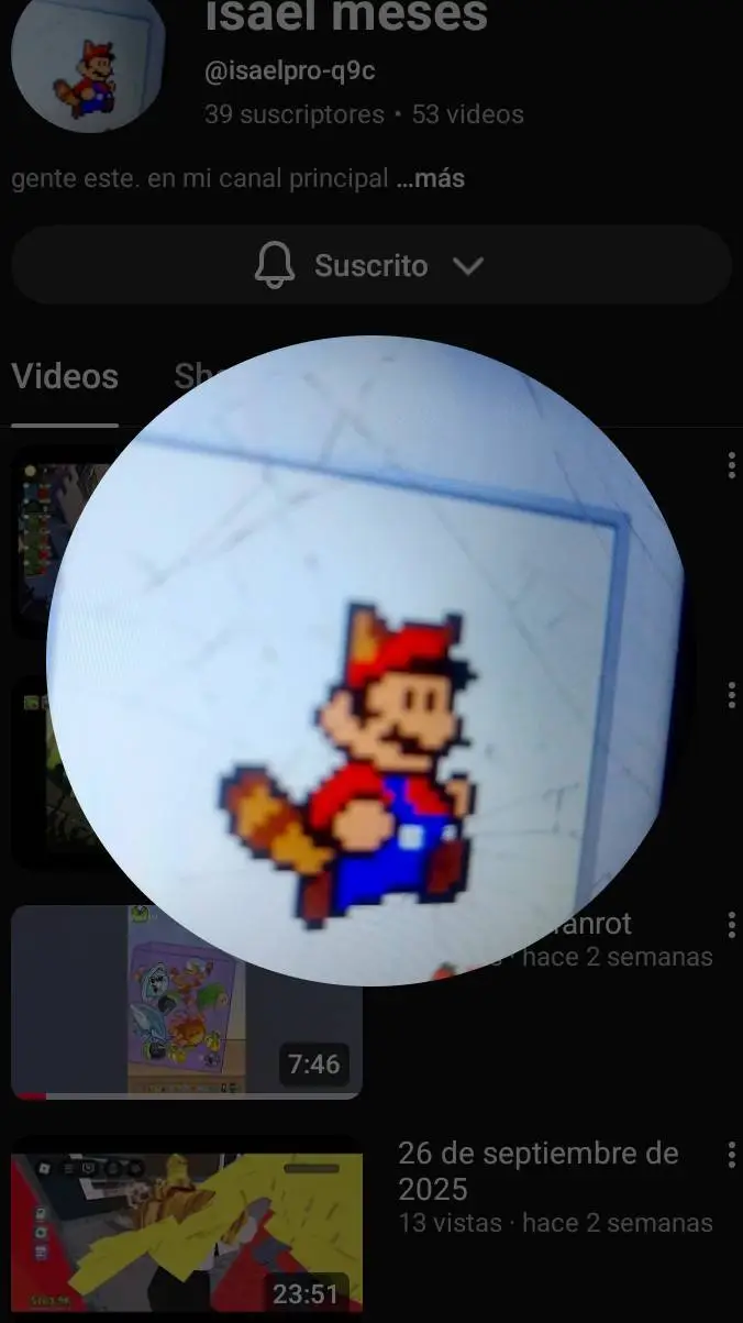 ai character: isael meses background