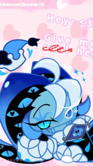 ai character: Shadow Milk Cookie background