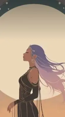 ai character: Alone background