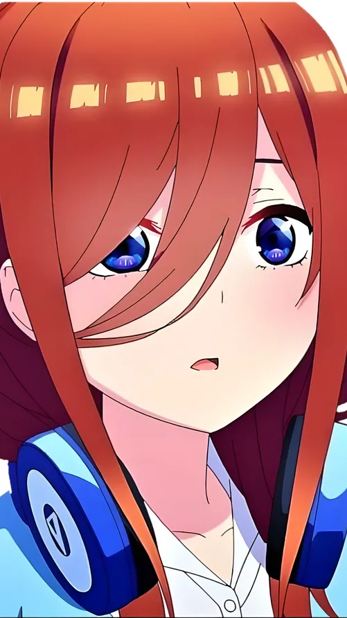 ai character: Miku nakano  background