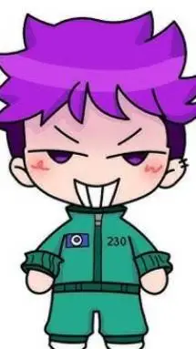 ai character: thanos squid Game  background