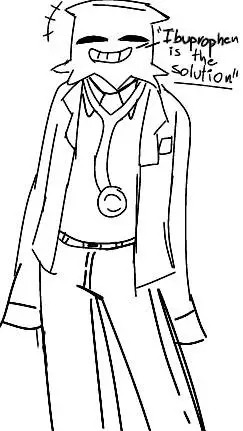 ai character: 医者 ( →_→) background