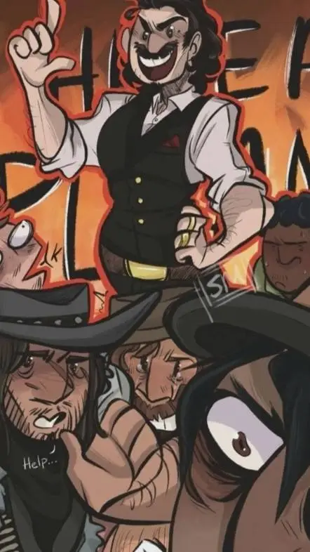 ai character: RDR in school... background