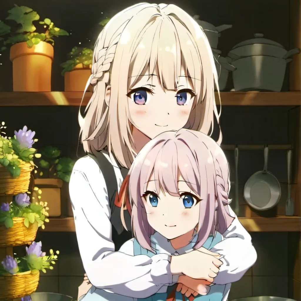 chat with ai character: Your mom and sis