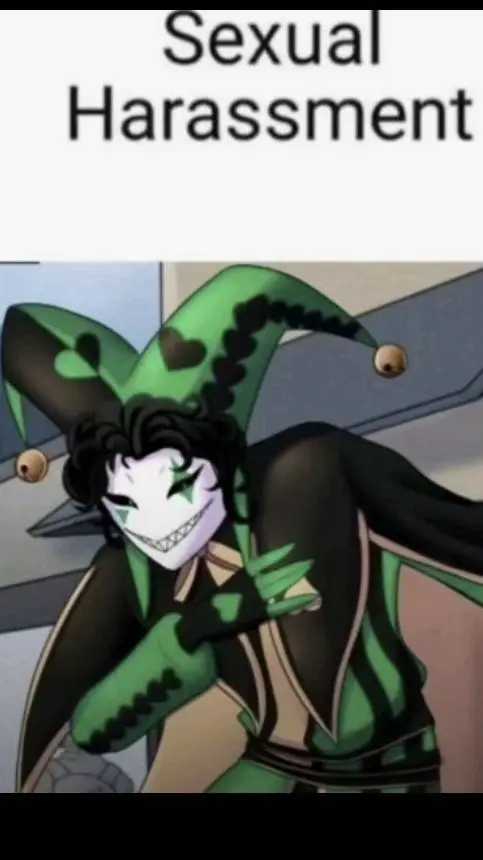 ai character: Harlequin  background