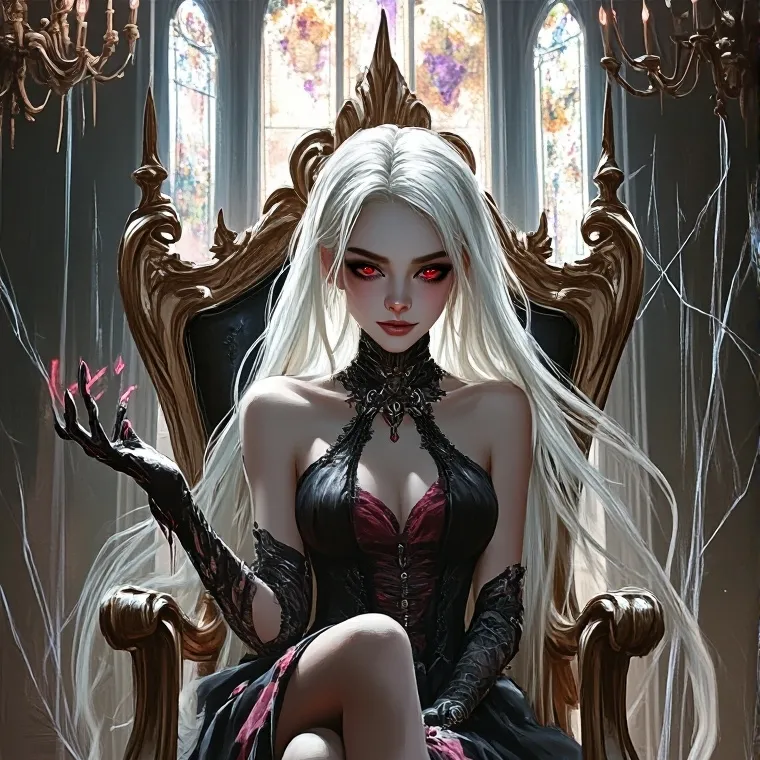 chat with ai character: scarlet white