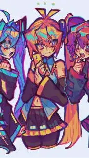 ai character: ★Triple baka★ background