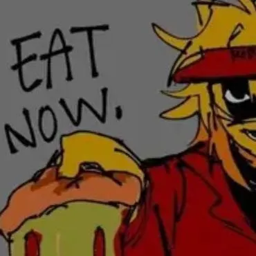 chat with ai character: pizza burger..
