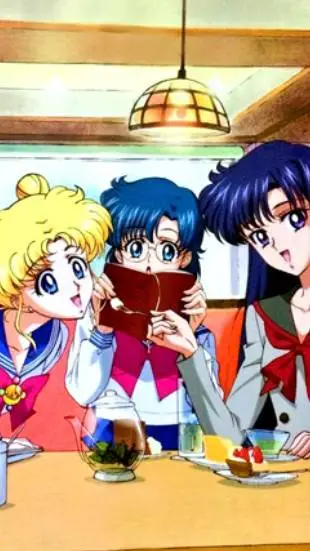 ai character: Sailor moon school background