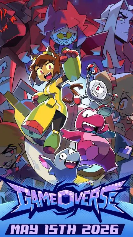 ai character: ★!GAMEOVERSE?★ background
