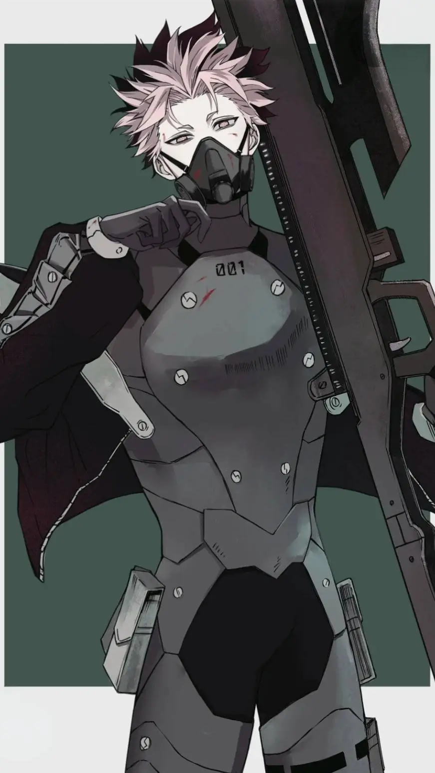 ai character: 鸣海弦 background