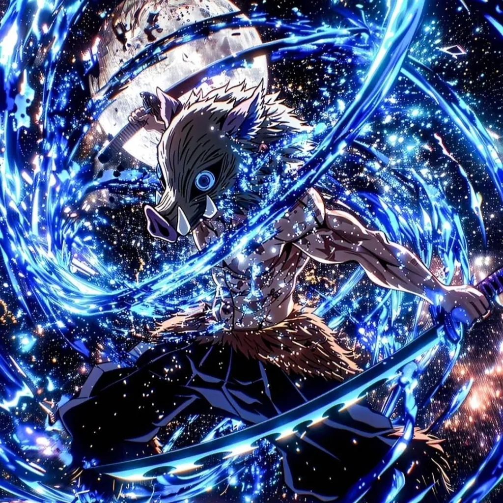 chat with ai character: Inosuke Hashibira