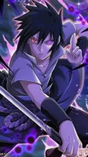 ai character: Uchiha sasuke background
