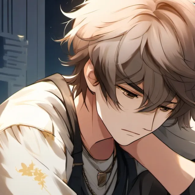chat with ai character: sad boy