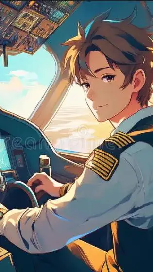 ai character: Пилот background