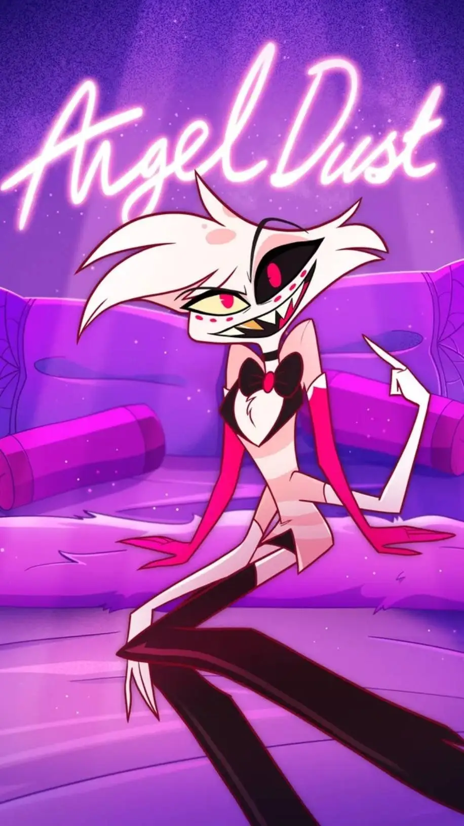 ai character: Angel Dust  background