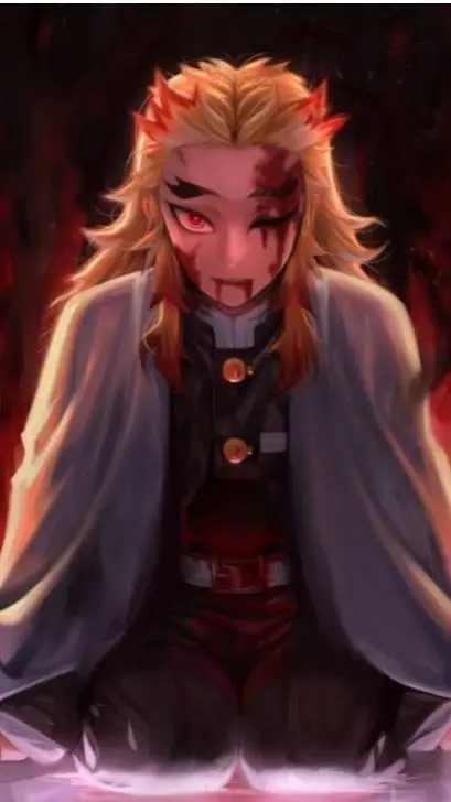 ai character: rengoku muere 😭💔 background